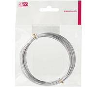 EFCO 1 millimetro di Ferro Tondo x 10m anodizzato Argento
