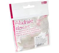 EFCO - Filo di Alluminio Aludraht da ø 2 mm, matassa da 42 g, 5 m, Argento