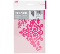 efco, Foglio in plastica Trasparente per Stencil, con 2 Motivi Differenti, Formato A5.