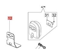 EFCO GUARNIZIONE PARACALORE MARMITTA PER STARK 2500 SPARTA 250 ORIGINALE