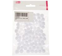 Efco Pompons 10 mm 100 pz. Bianco, Poliammide, 17 x 15 x 2 cm