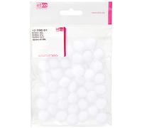 Efco Pompons 15 mm 45 pz. Bianco, Poliammide, 17 x 15 x 2 cm