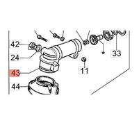 EFCO SCATOLA SENZA INGRANAGGI Ø 26 MM DECESPUGLIATORE 8220 8260 STARK 2500
