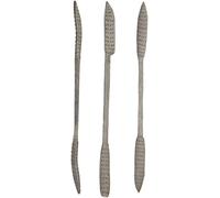 EFCO - Set di 3 raspe a estremità doppia, 20 cm