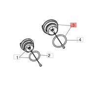 EFCO TAPPO SERBATOIO CARBURANTE MOTOSEGA MTT 2500 3600 GST 250 360 ORIGINALE