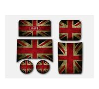 EFDDTBHE Compatibile con Mini per Countryman U25 2024 2025 Tappetino Scanalatura Portiera Auto Portabicchieri Antiscivolo Copertura Decorativa Stile dell'auto(Color 5)