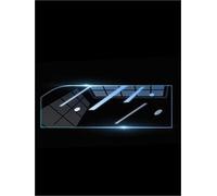 EFDDTBHE Pellicola Protettiva Display Compatibile Con DENZA N7 2023 2024 | Pellicola Schermo Interni Navigazione GPS Pellicola Protettiva Clima Posteriore A/C Pellicola Protettiva(Front passenger)