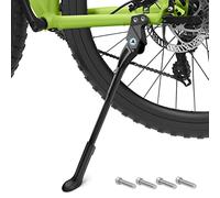 EFEALL Cavalletto per Bicicletta,Regolabile Distanza Foro 18mm Supporto,Alluminio Cavalletto Laterale Bici per Mountain Bike/Bici da Corsa/BMX/MTB per 24" 26" 27,5"(Distanza Foro Speciale 18mm)