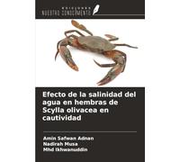Efecto de la salinidad del agua en hembras de Scylla olivacea en cautividad