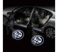 EFEMIR 2X Car LED Door Welcome Light Logo Proiettore per Alfa Romeo Giulia Giulietta Mito Stelvio Brera 147 156 159,02