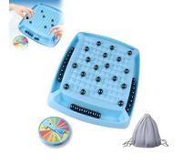 EFEMIR Gioco di Scacchi Magnetico con Set di Ruote della Punizione, Nuovo Gioco Magnetico da Tavolo di Strategia 2024 con Pietre, Divertenti Giochi da Tavolo per Famiglie