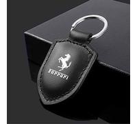 EFEMIR Portachiavi Auto per F-errari, Portachiavi Auto con Logo Auto Portachiavi Ricambi Auto Moda Personalizzata,B-R-ed,B-B-Lack