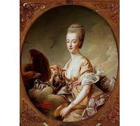 EfeMir Poster Quadri Moderni Quadri su Tela Astratti Famoso Ritratto di Maria Antonietta di Francois Hubert Drouais per la decorazione domestica dell'ufficio 60x90cm