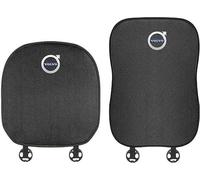 EFEMIR Set Personalizzati coprisedili per Auto, Cuscino del Sedile in Seta di Ghiaccio Traspirante e Antiscivolo Anteriore Posteriore, per Volvo XC40 XC60 XC90 S60 S90 V40 V60,2pcs-Bla-CK