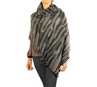 EFERRI Women's Eli Pashmina Shawl, Negro