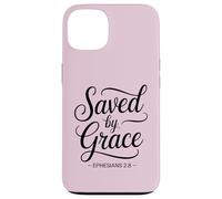 Efesini 2:8 Salvati per grazia Bibbia Versetto cristiano Custodia per iPhone 13