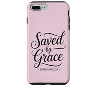 Efesini 2:8 Salvati per grazia Bibbia Versetto cristiano Custodia per iPhone 7 Plus/8 Plus
