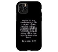 Efesini 4:29 Citazioni bibliche per i cristiani Custodia per iPhone 11 Pro