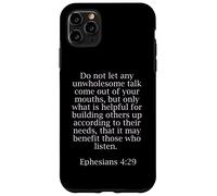 Efesini 4:29 Citazioni bibliche per i cristiani Custodia per iPhone 11 Pro Max