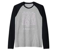 Efesini 4:29 Citazioni bibliche per i cristiani Maglia con Maniche Raglan