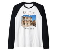 Efeso (Efes) Turchia Antica città di Efeso Souvenir Uomini Maglia con Maniche Raglan