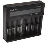 Efest LUC V6 LCD Caricabatteria a 6 Canali indipendenti per batterie Li-Ioni