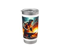 Efesto dio greco del fuoco - Crafting - Smithing Bicchiere termico in acciaio inox doppia parete