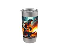 Efesto dio greco del fuoco - Crafting - Smithing Bicchiere termico in acciaio inox doppia parete