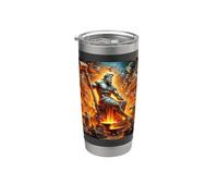 Efesto dio greco del fuoco - Crafting - Smithing Bicchiere termico in acciaio inox doppia parete