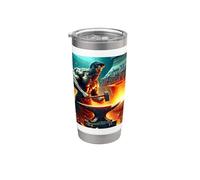 Efesto dio greco del fuoco - Crafting - Smithing Bicchiere termico in acciaio inox doppia parete