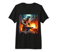 Efesto Dio Greco del Fuoco - Crafting - Smithing Maglietta Premium