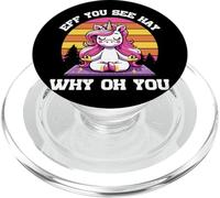 Eff You See Hay Why Oh You Unicorn Fun PopSockets PopGrip per MagSafe
