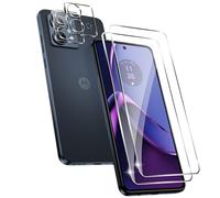 Effcotuo 2 Pezzi Pellicola Compatibile con Motorola Moto G84 5G Vetro Temperato 2 Pezzi Pellicola Fotocamera Durezza 9H Senza Bolle AntiGraffio Protettiva