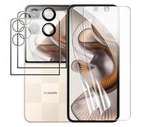 Effcotuo 2 Pezzi Pellicola Compatibile con Xiaomi Mix Flip 2 Vetro Temperato 2 Pezzi Pellicola Fotocamera Durezza 9H Senza Bolle AntiGraffio Protettiva