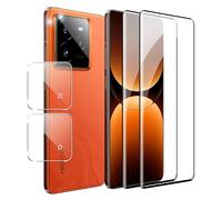 Effcotuo 2 Pezzi Pellicola per Realme GT 7 PRO 5G Vetro Temperato 2 Pezzi Pellicola Fotocamera Durezza 9H Senza Bolle AntiGraffio Protettiva