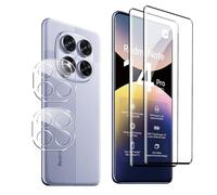 Effcotuo 2 Pezzi Pellicola per Xiaomi Redmi Note 14 PRO 5G/Poco X7 5G Vetro Temperato 2 Pezzi Pellicola Fotocamera Durezza 9H Senza Bolle AntiGraffio Protettiva