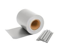 EFFE Fasce PVC frangivista con 20 Clip | Barriera per recinzioni Bianco