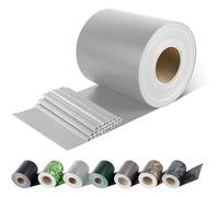 EFFE Fasce PVC frangivista con 20 Clip | Barriera per recinzioni Grigio Chiaro