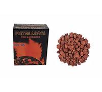 EFFE Pietra Lavica Rossa 2,5 kg per Barbecue | Roccia Lavica in Sassi per BBQ a fornelli a Gas