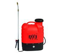 EFFE Pompa a Spalla Irroratrice a Batteria LT.16 Batteria a Piombo 12V 10AH | Pompa spruzzatrice a Piombo irrigazione Giardino