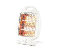 Stufetta al quarzo 2 elementi 800w Base ripieghevole. Interruttore di sicurezza