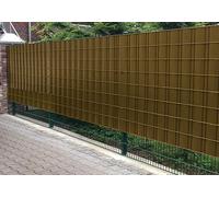 EFFE Telo Privacy occhiellato Marrone RAL8017 in PVC 90cm x 6mt con Corda