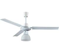 EFFE Ventilatore da soffitto con luce Industrial 5 velocità 120 cm 65 W