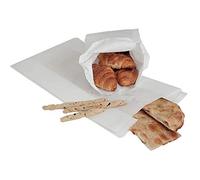 Effe2cart Sacchetti Carta Kraft Colore Bianco per Alimenti 22x44 - 60pz - 1kg