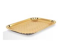 Effe2cart Vassoi in Cartone Oro per Dolci Pasticceria cm 28x38 - pz 33 - kg 5