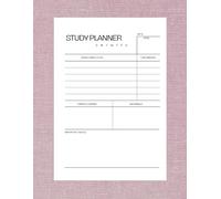 Effective Study Planner for Exams: Designed for Students of All Levels and Learning Styles | Undated with Goal Setting, Tracking, & Reflection | 8.5”x11” with 122 Pages