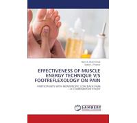 EFFECTIVENESS OF MUSCLE ENERGY TECHNIQUE V/S FOOTREFLEXOLOGY ON PAIN: PARTICIPANTS WITH NONSPECIFIC LOW BACK PAIN-A COMPARATIVE STUDY