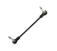 Effects Pedal Connector Cable - Six Point Three Five Millimeter Flat Audio Wire, Oxygen Free Copper Right Angle Jack Link for Amp Mixer System | Stage Performance, Studio Recording, Home Practice