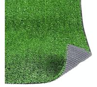 EffeDecor Prato Sintetico Prato Erbetta Artificiale 8 mm Rotolo H2MT in Polipropilene Verde con Fondo Drenante Tappeto Manto Erboso Tagliabile Resistente da Esterno,Giardino,Terrazzo,Multiuso (2x20)