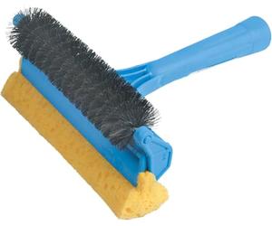 EffeDecor Spazzola Pulisci Zanzariera con Spazzola a Rullo e Spugna Manico in ABS Multiuso Ideale per la Pulizia di Zanzariere